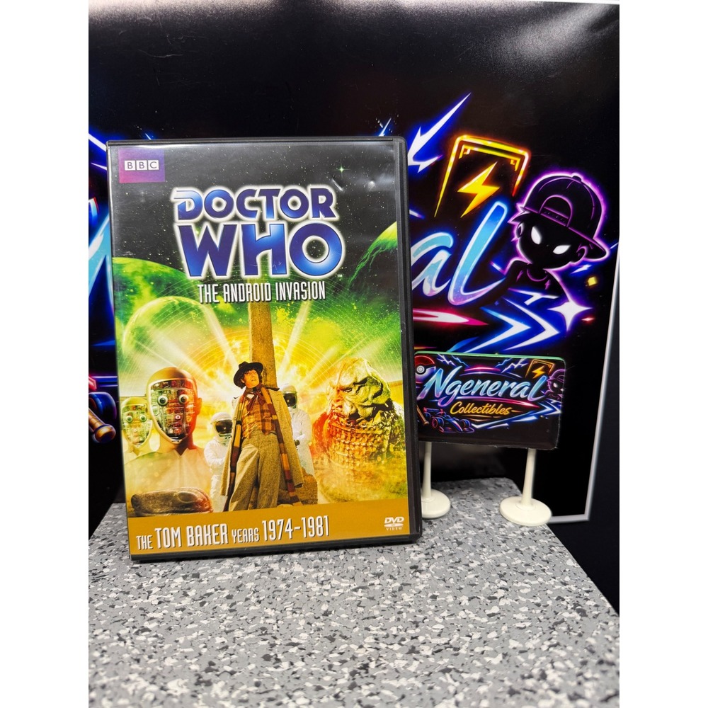 Doctor Who Tom Baker Years DVD Lot The Android Invasion & The Sun Makers BBC